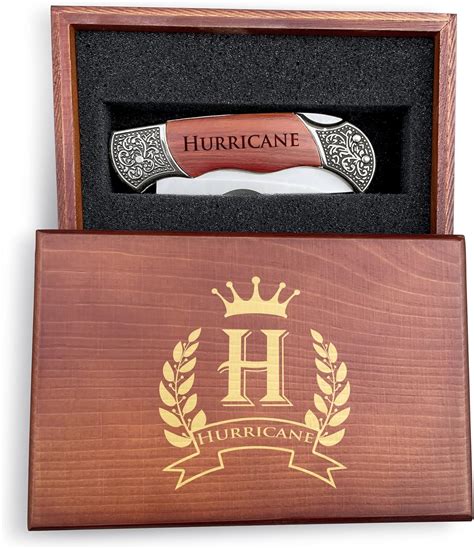 case knife engraved handle